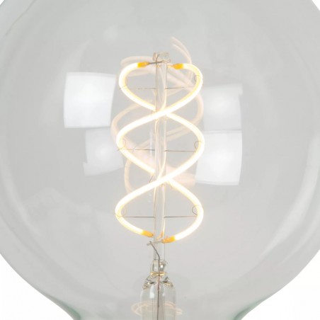 Ampoule à filament LED E27 Transparent Dimmable G125 II (4,9W)