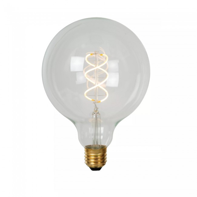 Ampoule à filament LED E27 Transparent Dimmable G125 II (4,9W)