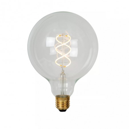 Ampoule à filament LED E27 Transparent Dimmable G125 II (4,9W)