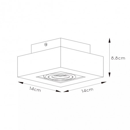 Spot de plafond LED Xirax (5W)