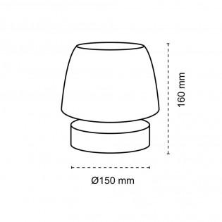 Lampe de table rechargeable LED Small (3W)