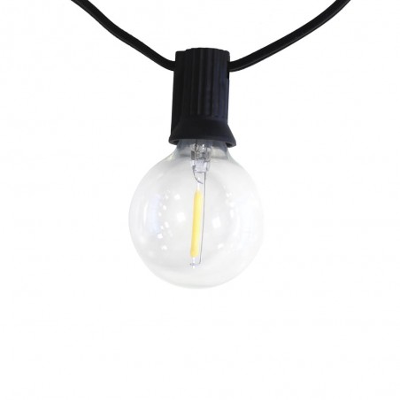 Guirlande extérieure LED avec panneau solaire (5W)