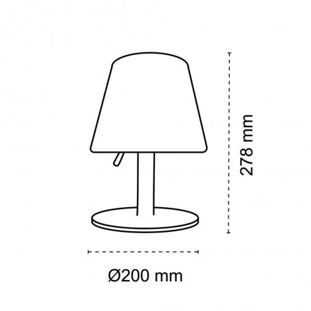 Lampe á poser solaire LED Silver (5W)