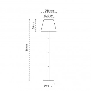 Lampadaire solaire LED Balma