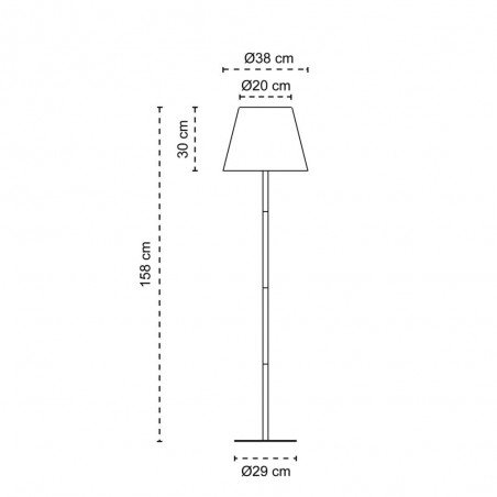 Lampadaire solaire LED Balma