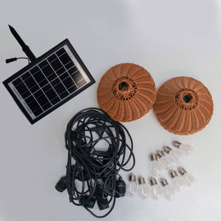 Guirlande solaire extérieure à LED Teide (8W)