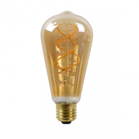 Ampoule à filament LED crépusculaire E27 Ambre ST64 (4W)