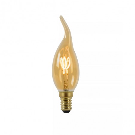 Ampoule à filament LED E14 Ambre CT35 (3W)
