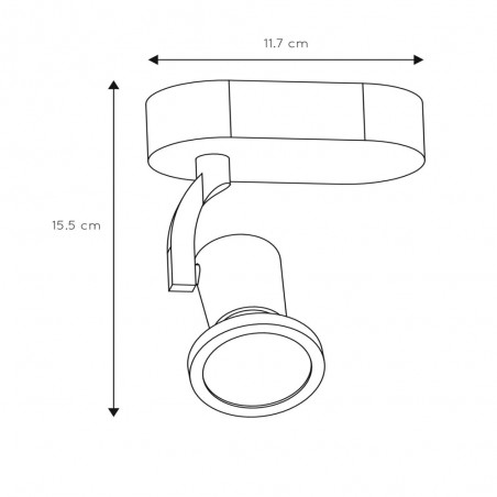 Spot de plafond Jaster LED (5W)