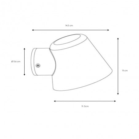 Applique Murale d'exterieur Dingo LED (5W)