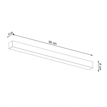 Plafónnier LED Pinne (25W)