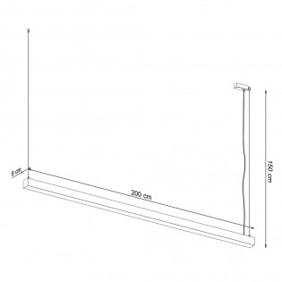 Lámpe de plafond LED Pinne (50W)