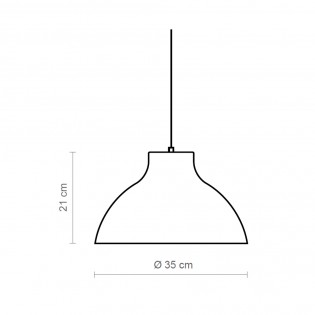 Lampe de suspension Parabólica