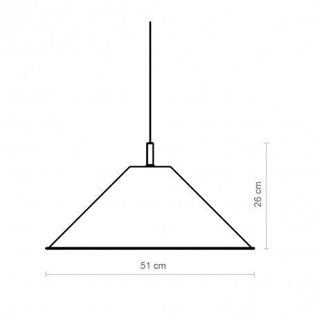 Lampe de plafond Conica
