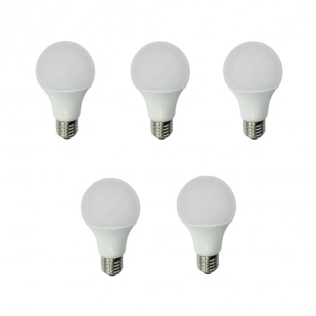 Pack 5x Standard 10W 810 Lm. E27 - 2700ºK