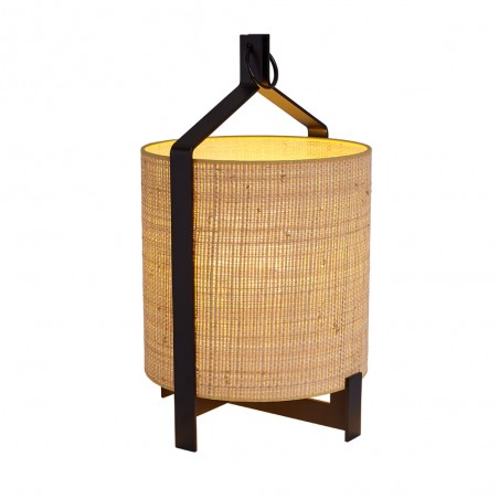 Lampe á poser Fanal L Rafia