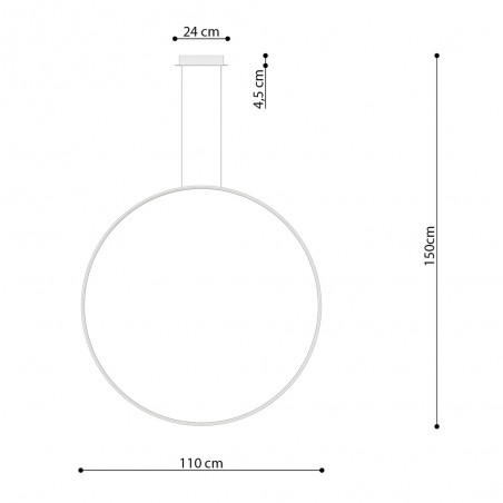 Lámpe de plafond LED Rio Oro (70W)