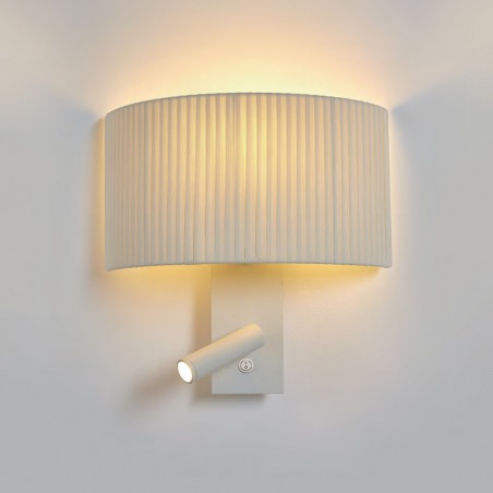 Applique avec lecteur LED Corba Tissu Coton (3W)