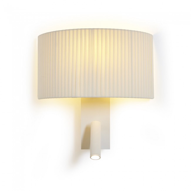 Applique avec lecteur LED Corba Tissu Coton (3W)