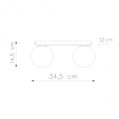 Reglette de plafond Yoli (2 Lumieres)