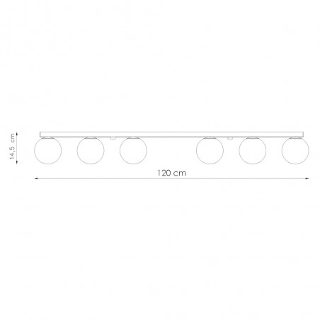 Reglette de plafond Yoli (6 Lumieres)