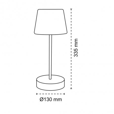 Lampe de table LED Sora Bois Dim (3W)