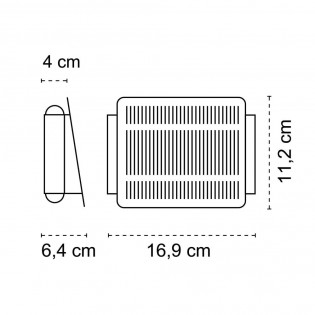 Applique extérieure LED solaire Tom