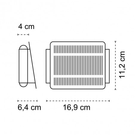 Applique extérieure LED solaire Tom