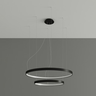 Lampe a suspension LED Rio Noir (80W)