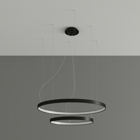 Lampe a suspension LED Rio Noir (80W)