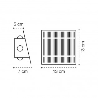 Applique solaire LED avec capteur Tenda 2CCT