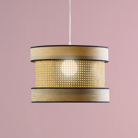 Lampe de plafond Takasi Wood Or