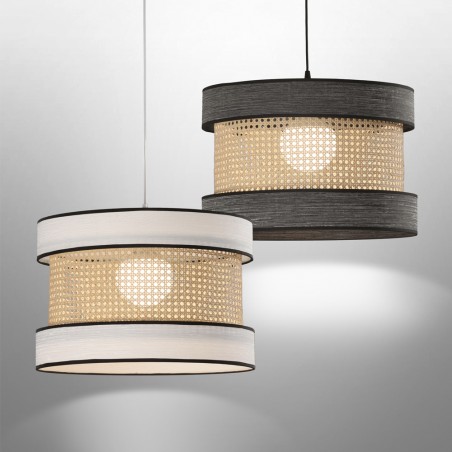 Lampe de plafond Takasi Wood Noir