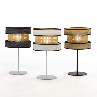 Lampe a poser Takasi Wood Noir