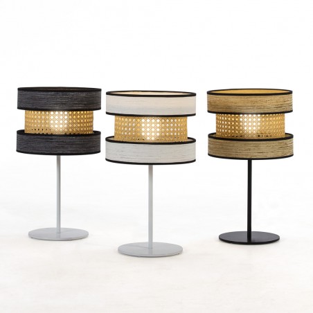 Lampe a poser Takasi Wood Noir