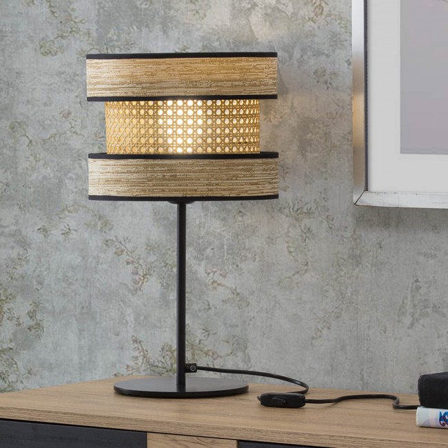 Lampe a poser Takasi Wood Or