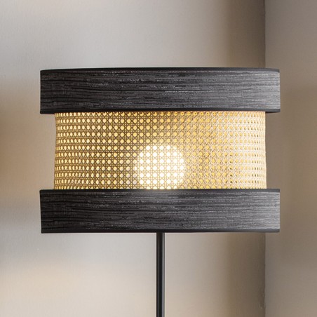 Lampdaire Takasi Wood Noir