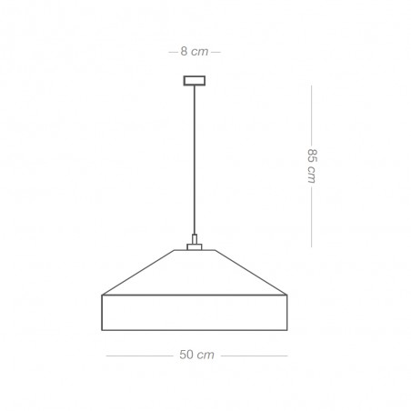 Lampe de suspension Aneris Sable