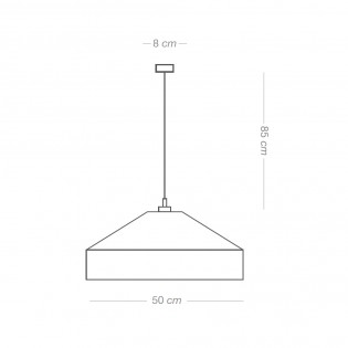 Lampe de suspension Aneris Vert