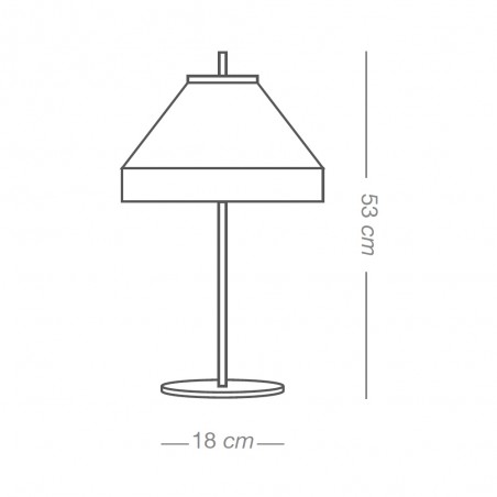 Lampe á poser Aneris Beige