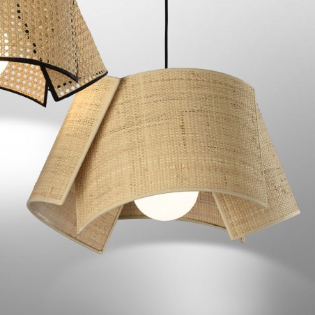 Lampe de suspension Naburu Rafia Classic