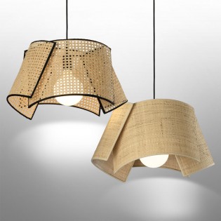 Lampe de suspension Naburu Rafia Classic