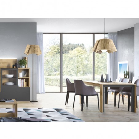 Lampe de suspension Naburu Rafia Nature