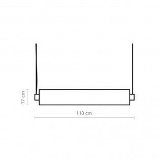 Suspension á LED Barceloneta Parchemin (16.5W)
