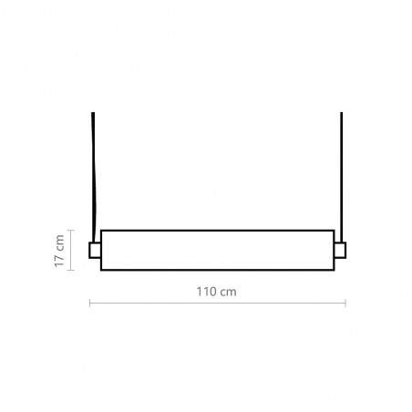 Suspension á LED Barceloneta Parchemin (16.5W)