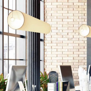Suspension á LED Barceloneta Parchemin (16.5W)
