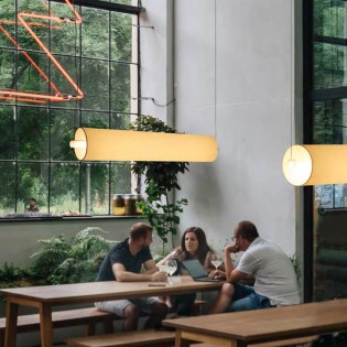 Suspension á LED Barceloneta Parchemin (16.5W)