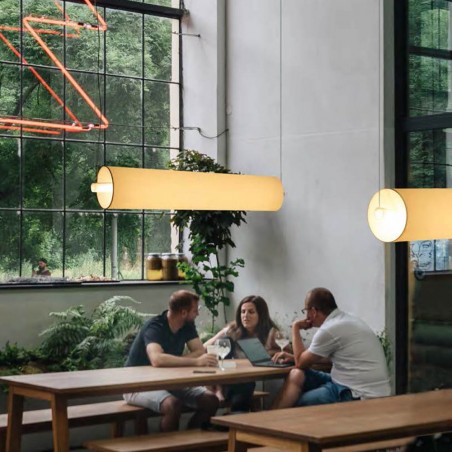 Suspension á LED Barceloneta Parchemin (16.5W)
