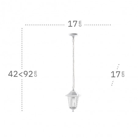 Lampe à suspension d'extérieur Auriga