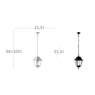 Lampe à suspension d'extérieur Spica